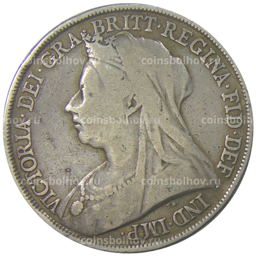 Монета 1 крона 1893 года Великобритания (вид 2)