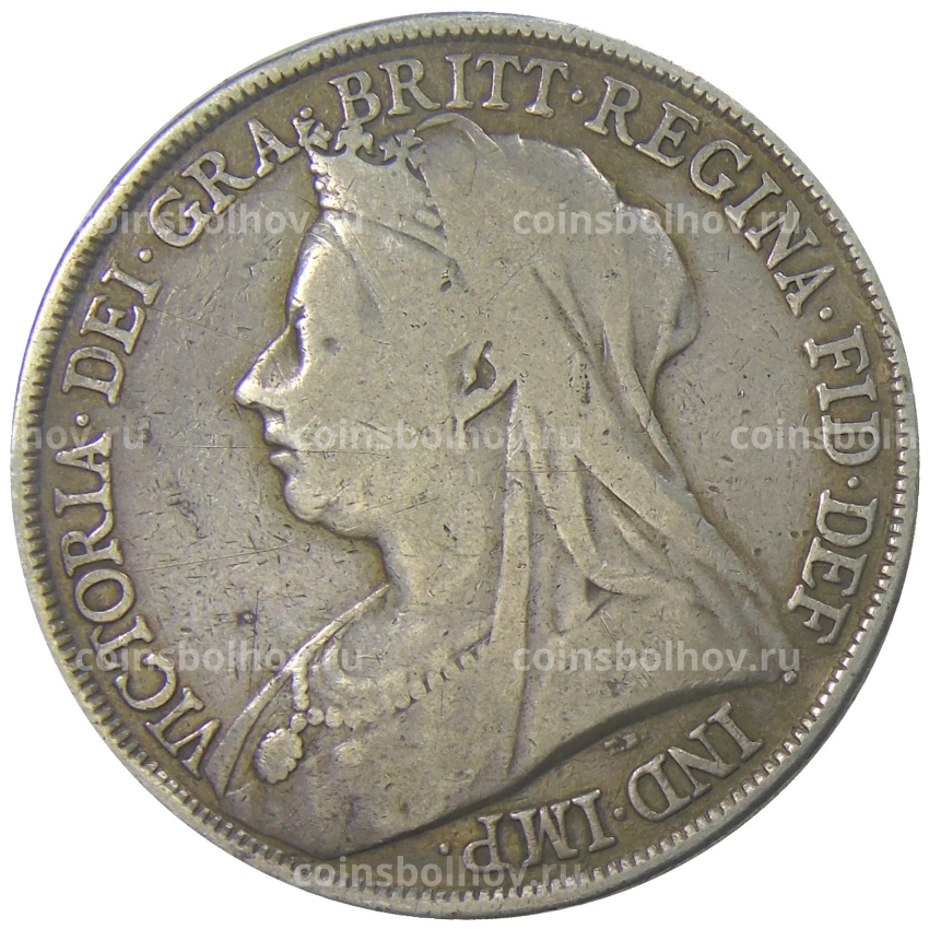 Монета 1 крона 1893 года Великобритания (вид 2)