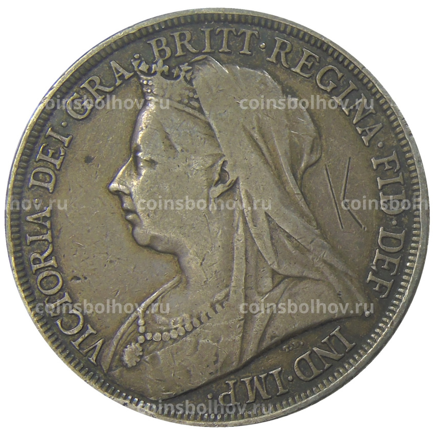Монета 1 крона 1897 года Великобритания (вид 2)