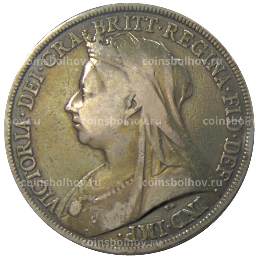 Монета 1 крона 1893 года Великобритания (вид 2)