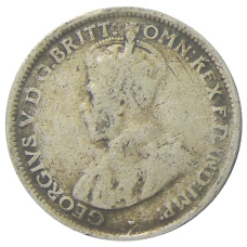 Монета 6 пенсов 1917 года Австралия (реверс)