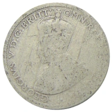 Монета 6 пенсов 1924 года Австралия (реверс)