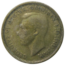 Монета 6 пенсов 1948 года Австралия (реверс)