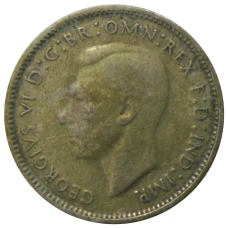 Монета 6 пенсов 1948 года Австралия (реверс)