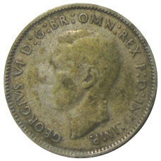 Монета 6 пенсов 1946 года Австралия (реверс)