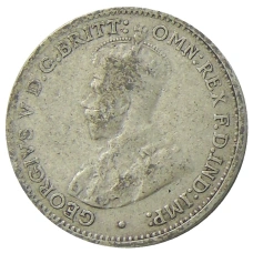 Монета 3 пенса 1936 года Австралия (реверс)