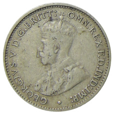 Монета 3 пенса 1936 года Австралия (реверс)