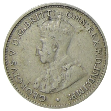 Монета 3 пенса 1936 года Австралия (реверс)