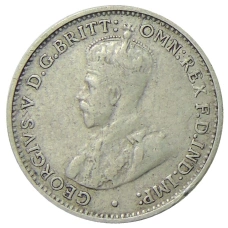 Монета 3 пенса 1936 года Австралия (реверс)