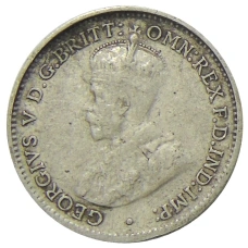 Монета 3 пенса 1936 года Австралия (реверс)