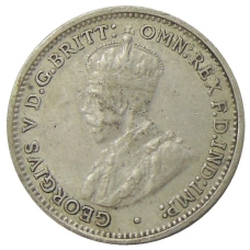 Монета 3 пенса 1936 года Австралия (реверс)