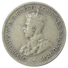 Монета 3 пенса 1936 года Австралия (реверс)