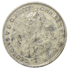 Монета 3 пенса 1927 года Австралия (реверс)