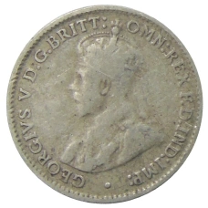 Монета 3 пенса 1927 года Австралия (реверс)