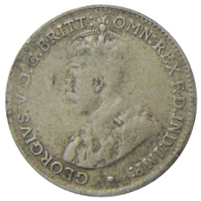 Монета 3 пенса 1927 года Австралия (реверс)