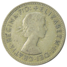 Монета 1 шиллинг 1960 года Австралия (реверс)
