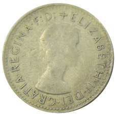 Монета 1 шиллинг 1960 года Австралия (реверс)