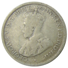 Монета 6 пенсов 1926 года Австралия (реверс)