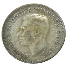 Монета 3 пенса 1951 года Австралия (реверс)