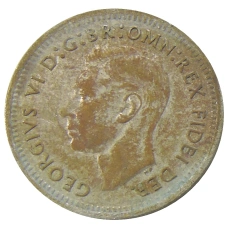 Монета 3 пенса 1951 года Австралия (реверс)