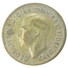 Монета 3 пенса 1950 года Австралия (реверс)
