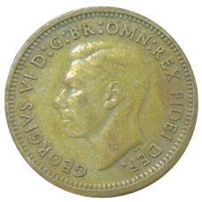 Монета 3 пенса 1951 года Австралия (реверс)