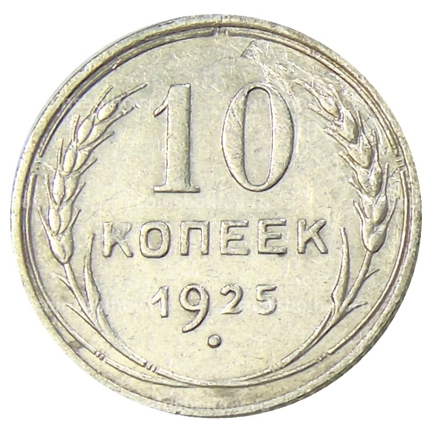 Монета 10 копеек 1925 года