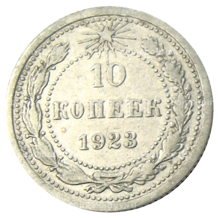 Монета 10 копеек 1923 года