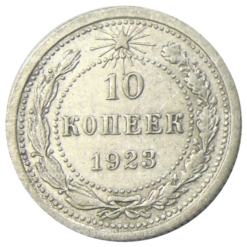 Монета 10 копеек 1923 года