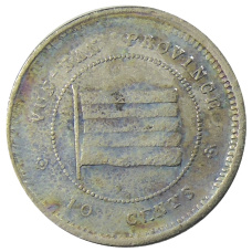 Монета 10 центов 1923 года Китай — провинция Юньнань (аверс)