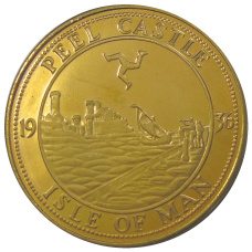 Монета Монетовидный жетон 1 крона 1936 года Остров Мэн (паттерн Едварда VIII) (аверс)