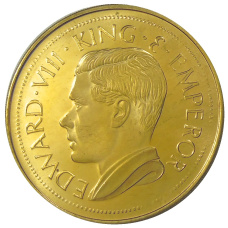 Монета Монетовидный жетон 1 крона 1936 года Гибралтар (паттерн Едварда VIII) (реверс)