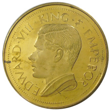 Монета Монетовидный жетон 1 крона 1936 года Кипр (паттерн Едварда VIII) (реверс)