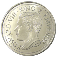 Монета Монетовидный жетон 1 крона 1936 года Кипр (паттерн Едварда VIII) (реверс)