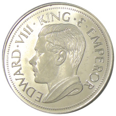 Монета Монетовидный жетон 1 крона 1936 года Кипр (паттерн Едварда VIII) (реверс)