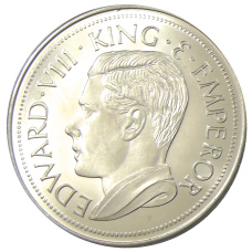 Монета Монетовидный жетон 1 крона 1936 года Бирма (паттерн Едварда VIII) (реверс)