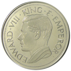 Монета Монетовидный жетон 1 крона 1936 года Маврикий (паттерн Эдварда VIII) (реверс)