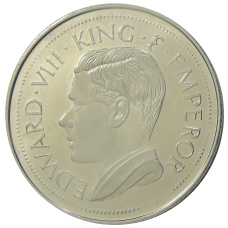 Монета Монетовидный жетон 1 крона 1936 года Сьерра-Леоне (паттерн Эдварда VIII) (реверс)