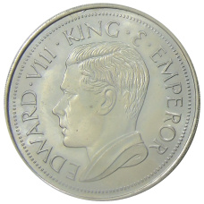 Монета Монетовидный жетон 1 крона 1936 года Британское Северное Борнео (паттерн Эдварда VIII) (реверс)