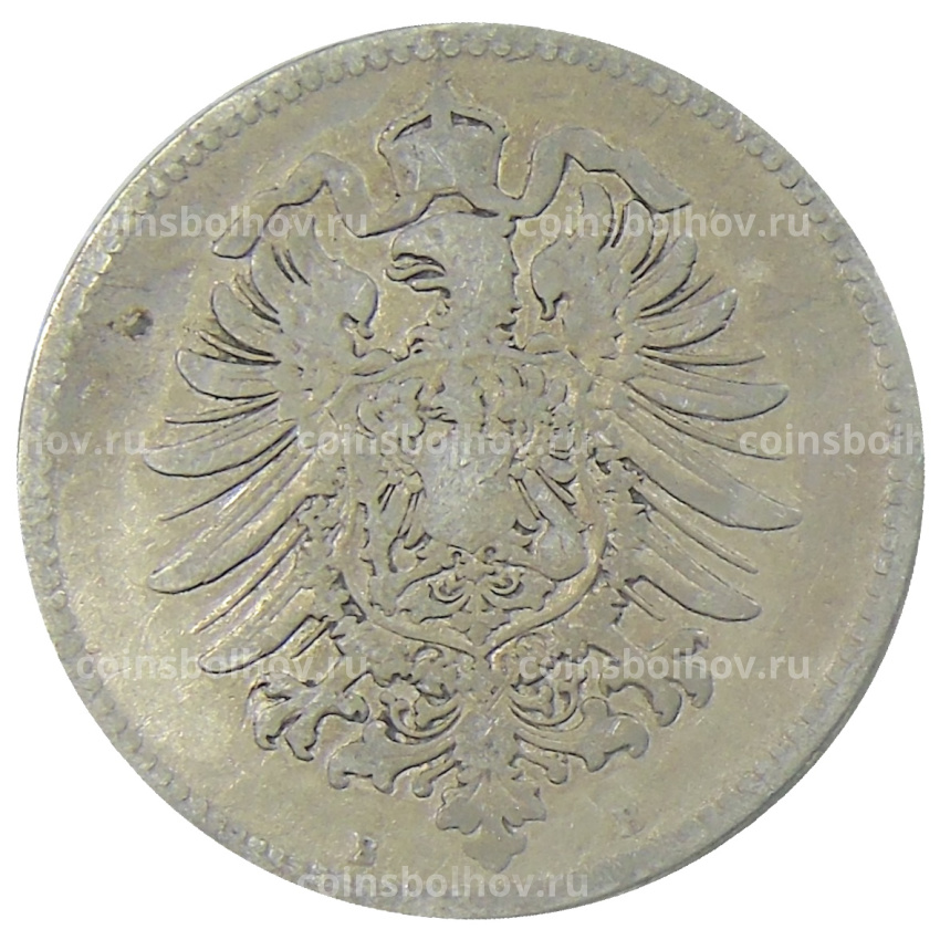 Монета 1 марка 1874 года B Германия (вид 2)