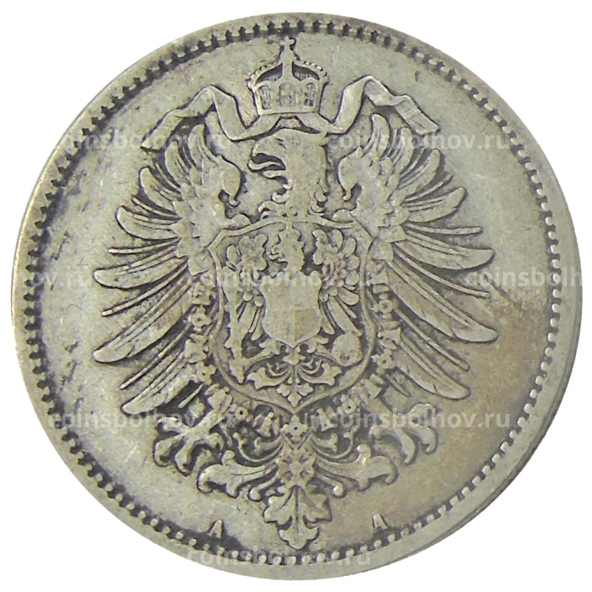 Монета 1 марка 1874 года A Германия (вид 2)