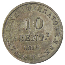 Монета 10  сантимов 1813 года Вестфалия (аверс)