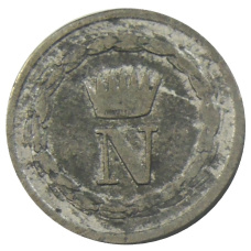 Монета 10 сантимов 1811 года Вестфалия (реверс)