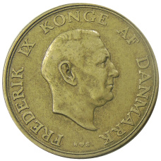 Монета 2 кроны 1952 года Дания (реверс)