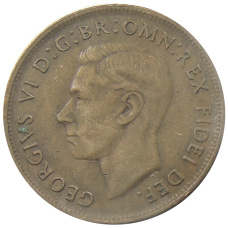 Монета 1 пенни 1952 года Австралия (реверс)