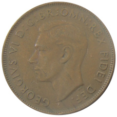 Монета 1 пенни 1952 года Австралия (реверс)
