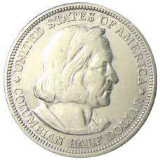 Монета 1/2 доллара 1893 года США «Колумбийская выставка в Чикаго» (реверс)