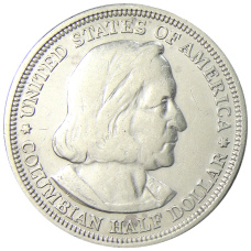 Монета 1/2 доллара 1893 года США «Колумбийская выставка в Чикаго» (реверс)