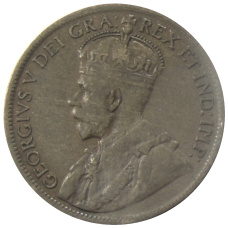 Монета 1 цент 1918 года Канада (реверс)