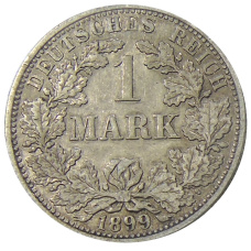 Монета 1 марка 1899 года A Германия (аверс)